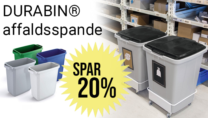 Durabin affaldsspande uge 24